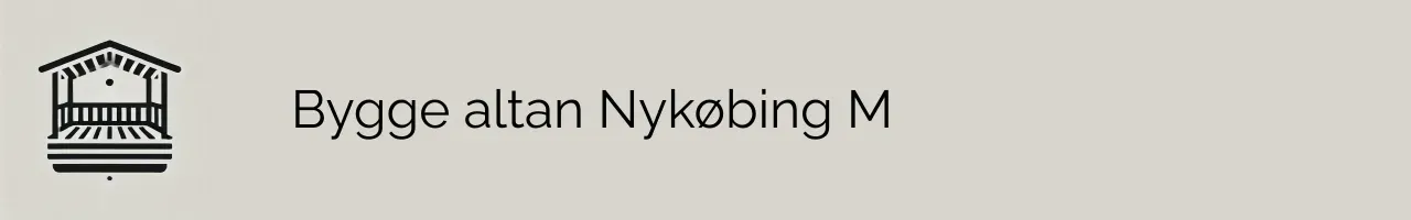 Bygge altan Nykøbing M